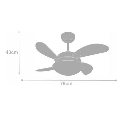 Ventilador De Teto Air Lil Tabaco 220V 220V