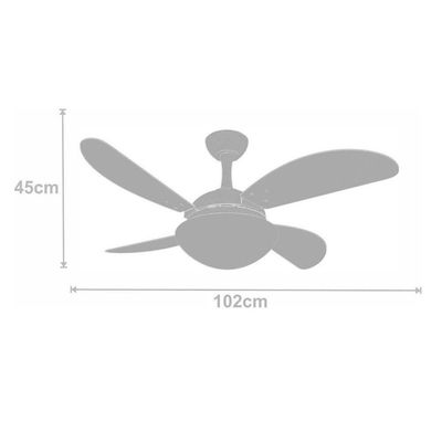 Ventilador De Teto New Air Branco 127V 110V