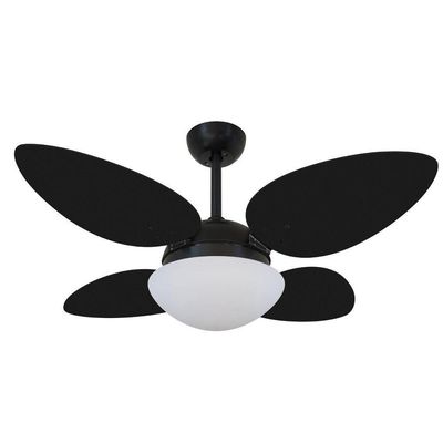 Ventilador De Teto Volare Petalo Quad Preto 220V 220V