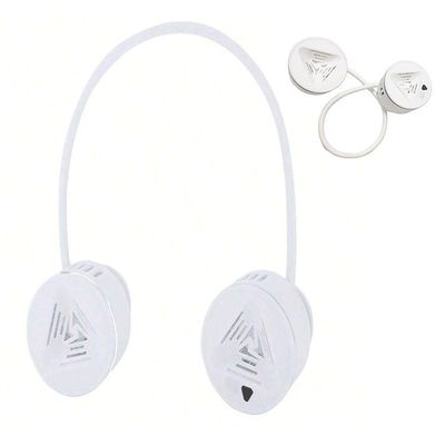 Ventilador De Pescoço 5 Velocidades Esporte Bateria Recarregavel Usb Flexivel Ajustavel Atividade Ao Ar Livre Exercicio