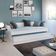Bicama Solteiro Duo Luxo Com Cama Auxiliar Em Mdf Premium Branco