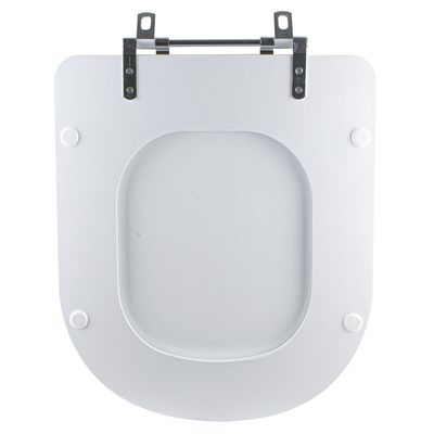 Tampa Vaso Sanitário Poliester Acrilico Luna Branco Para Bacia Icasa