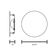 Arandela / Plafon Taschibra Luna 270 Led Bivolt Preto 2700k Luz Amarela 04030035-18