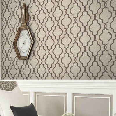 Papel De Parede Shimmer Geometria Em Mármore Uk20907 - Rolo 10m X 0,52m
