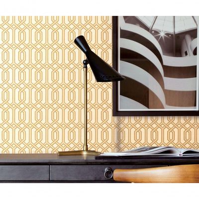 Papel De Parede Beaux Arts 2 Hexágono Clássico Ba220012 - Rolo 10m X 0,53m