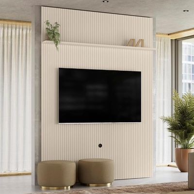 Painel Para 75 Polegadas 179cm Logus Z10 Off White - Mpozenato
