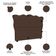 Cabeceira Casal Queen Cama 160cm Oregon I02 Veludo Marrom - Mpozenato