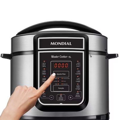 Fritadeira Elétrica Air Fryer Mondial AFN40FB 4L + Panela Elétrica Master Cooker PE-38 5L Preto / 220V