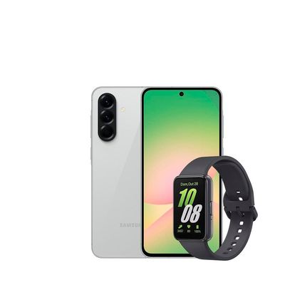 Smartphone Samsung Galaxy A56 5G 256GB, 8GB RAM, Câmera Tripla 50MP, Tela 6.7, IP67, NFC e Recursos AI + Galaxy Fit3 Grafite Display de 1.6 Cinza