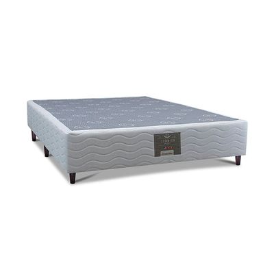 Base Box para Colchão Casal Cama inBox Moderne 26x138x188cm  Branco Branco