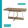Conjunto Sala De Jantar 6 Cadeiras Charlotte Carraro Carvalho Dourado