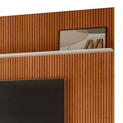 Painel Para 75 Polegadas 238cm André Z10 Off-cinamomo - Mpozenato