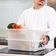 6 Cestos Organizadores para Cozinha 10L Caixas Plásticas Organizadoras Alimentos com Tampa