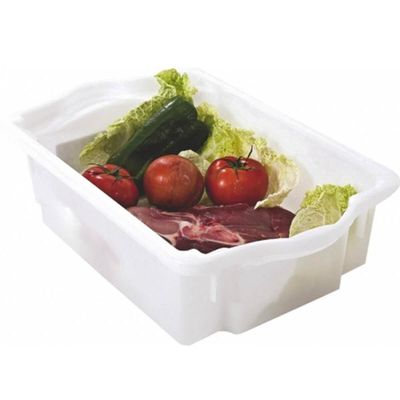 6 Cestos Organizadores para Cozinha 10L Caixas Plásticas Organizadoras Alimentos com Tampa