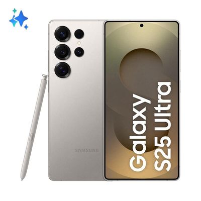 Smartphone Samsung Galaxy S25 Ultra 256GB, Tela 6.9, 12GB RAM, AI Inteligência Artificial, IP68, S-Pen, Snapdragon 8 Elite e 4 Câmeras Titânio Cinza