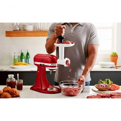 Moedor De Alimentos Stand Mixer 20cm Kitchenaid Branco