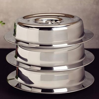 10 Cloche Tramontina Aço Inox 28cm Cúpula para Servir Tampa de Alimentos Restaurante