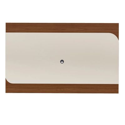 Painel Suspenso Artely Elegance com 220cm de Largura Cedro com Off White