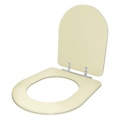 Tampa De Vaso Almofadada Carrara Creme Para Bacia Deca 6lpf