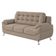 Sofá 3 Lugares Mercury em Tecido Suede 200cm Linoforte Areia