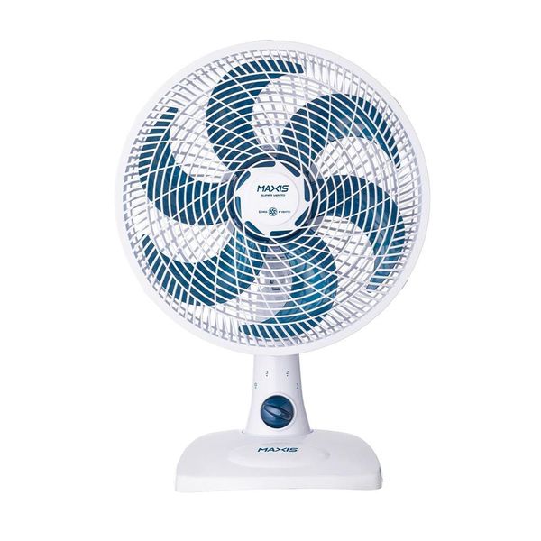 Ventilador de Mesa Mondial Maxis V30MXW 30cm com 6 pás, 3 velocidades e 50W Azul e Branco / 110V