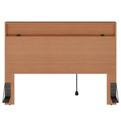 Cabeceira para Cama Box Casal Bartira Versatti com Tomada Avelã