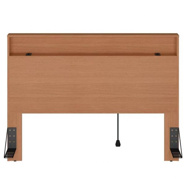 Cabeceira para Cama Box Casal Bartira Versatti com Tomada Avelã