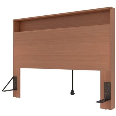 Cabeceira para Cama Box Casal Bartira Versatti com Tomada Avelã
