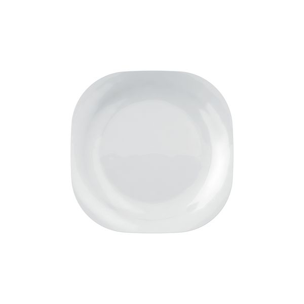 Prato Raso Nadir Plaza em Vidro Branco 27cm