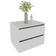 Balcão Gabinete Suspenso para Banheiro 60cm com 2 Gavetas BN3607 Branco SEM CUBA