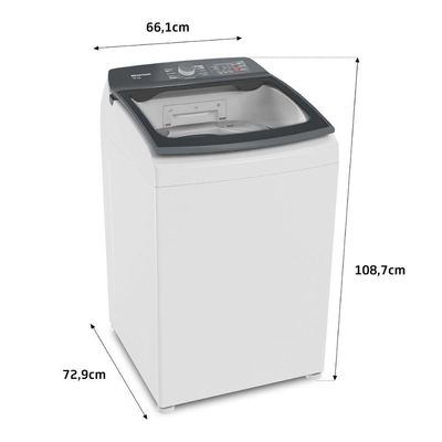 Lavadora Brastemp 18kg Branco BWF18AB - 220V