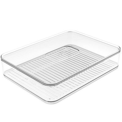 Porta Frios Transparente Organizador De Geladeira Clear Fresh Porta Queijo Presunto OU