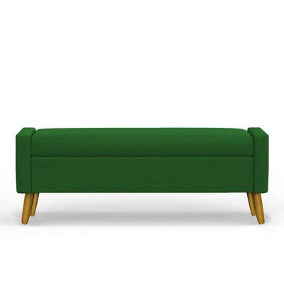 Recamier Bau Londres 1,20m Suede Verde - Clique Decor