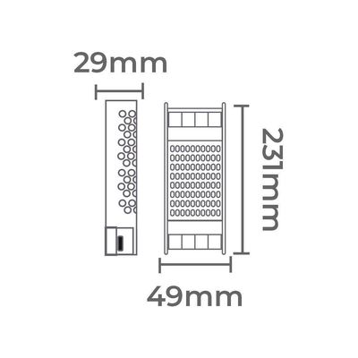 Fonte De Alimentação Chaveada Nordecor Dimerizável 12v 8,34a - 100w 127v Unica 7103