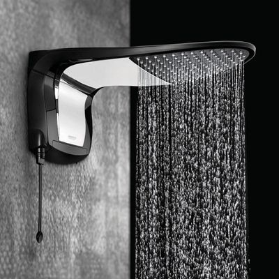 Chuveiro Acqua Wave Ultra 7800W Preto Cromado Lorenzetti 220V