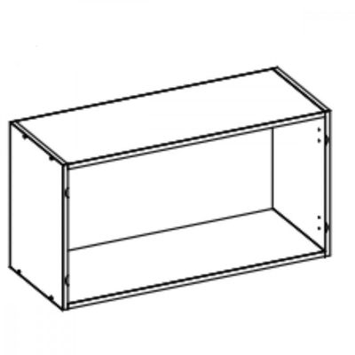 Armário Aéreo 2 Portas 80cm Para Geladeira Classic Luciane Freijo