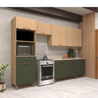 Armário Aéreo 2 Portas 80cm Para Geladeira Classic Luciane Freijo