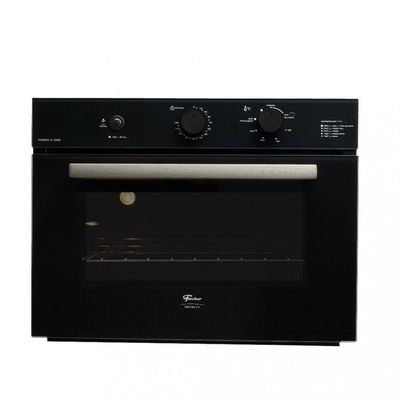 Forno A Gás De Embutir Infinity 50l Com Grill Fischer Preto 110V