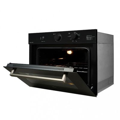 Forno A Gás De Embutir Infinity 50l Com Grill Fischer Preto 110V