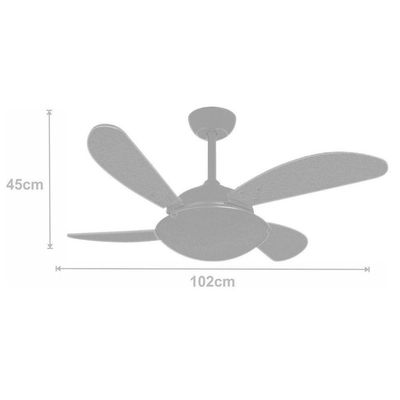 Ventilador Air Branco 127V E Controle Remoto 110V