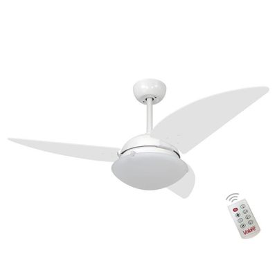 Ventilador Clear Branco 127V E Controle Remoto 110V