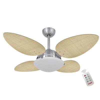 Ventilador Volare P Palmae Natural 220v E Controle Remoto 220V