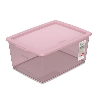 Kit Caixa Organizadora 30l My Closet Rosé 3 Unidades