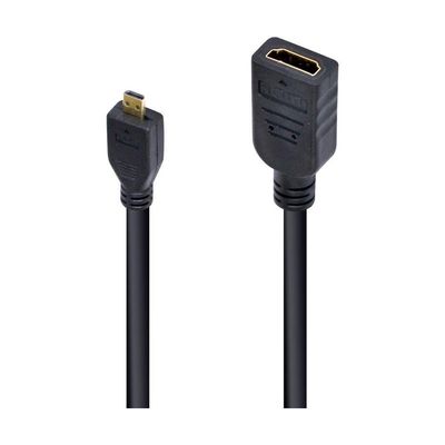 Cabo Adaptador Micro Hdmi X Hdmi Femea Amchf-30