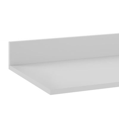 Balcão Gabinete Para Pia Com Tampo 120cm Michigan Branco - Lumil