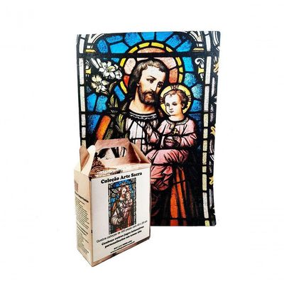 Quebra-cabeça Religioso São José De 300 Peças Mdf Madeira