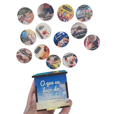 Mini Jogos Para Autistas - Jogo O Que Eu Faço Noite E Dia