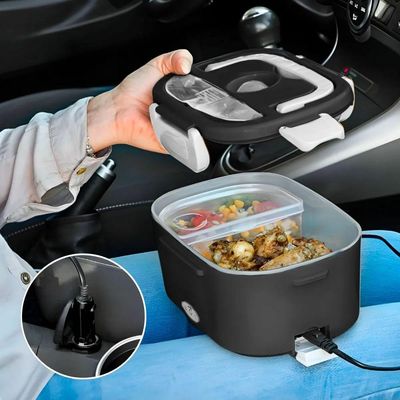 Marmita Elétrica Portátil Bivolt- Usb - Preto