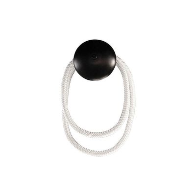 Arandela Taschibra Organic Tex180 Led Bivolt Preto 3000k Luz Amarela 15051066