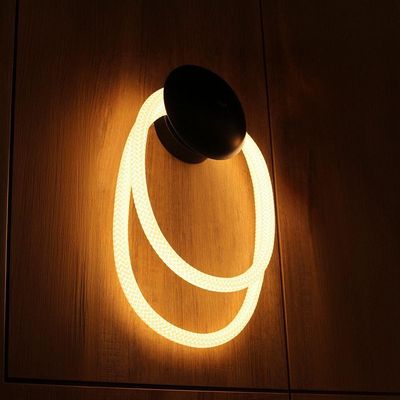 Arandela Taschibra Organic Tex180 Led Bivolt Preto 3000k Luz Amarela 15051066